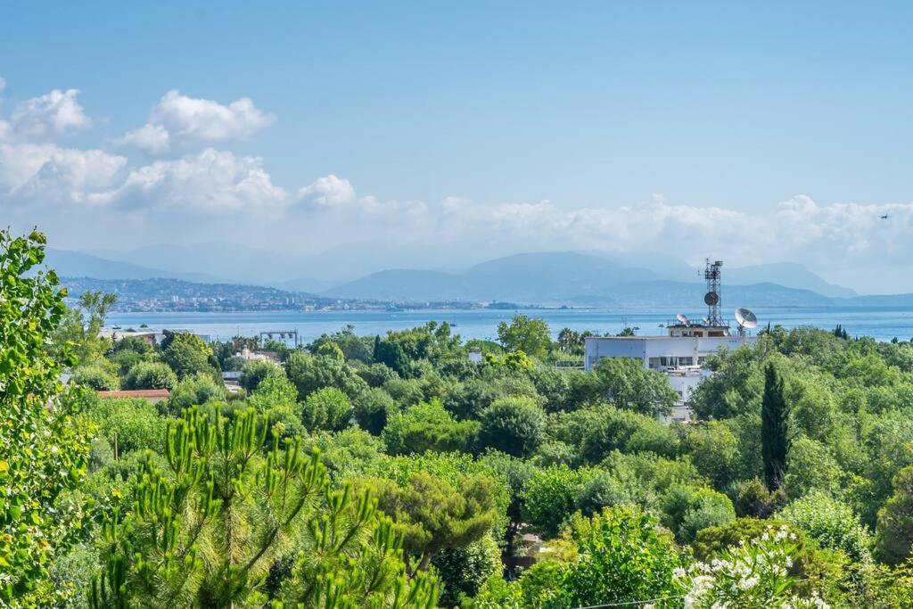 Apartament A7- 2 Bdr Sea & Mountain View - Ac, Parking, Pool & Terrace Antibes Zewnętrze zdjęcie